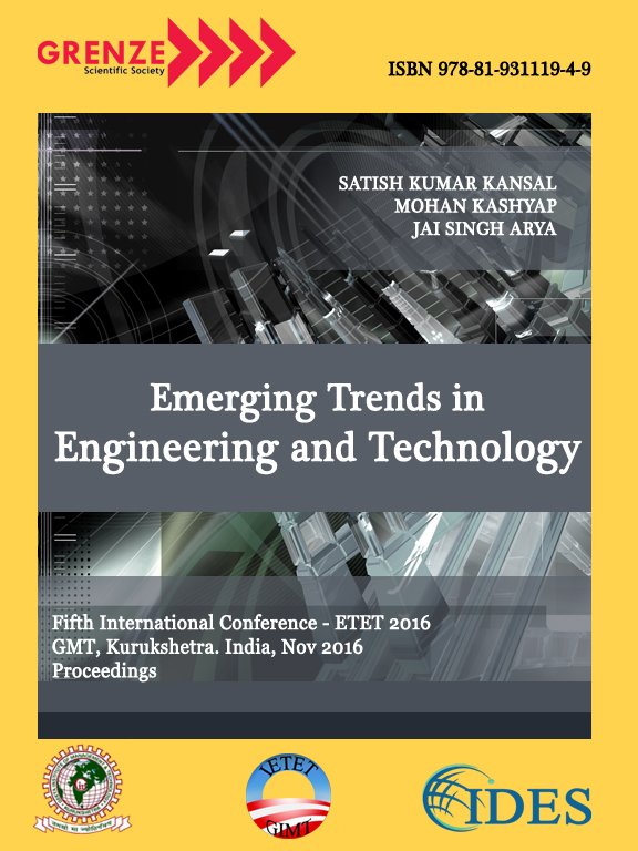 Fifth International Conference on Emerging Trends in Engineering and Technology